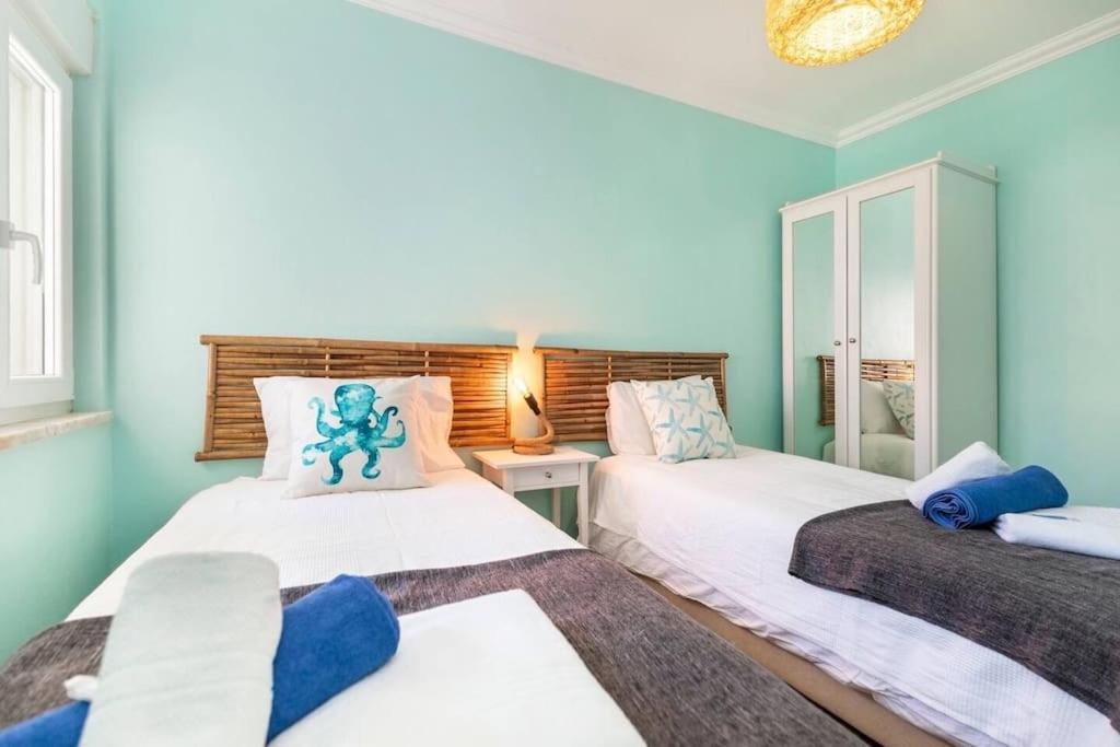 New Beach Flat With Top View - 3 Min To Sea In Luz Εξωτερικό φωτογραφία